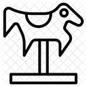 Schaukelpferd Spielzeug Pferd Symbol