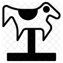 Schaukelpferd Spielzeug Pferd Symbol