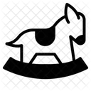 Schaukelpferd Spielzeug Pferd Symbol