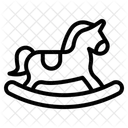 Schaukelpferd Spielzeug Pferd Symbol