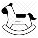 Schaukelpferd Spielzeug Pferd Symbol