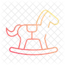Schaukelpferd Spielzeug Pferd Symbol