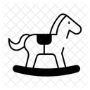 Schaukelpferd Spielzeug Pferd Symbol