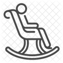 Schaukelstuhl Entspannen Entspannung Symbol