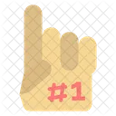 Schaumstofffinger  Symbol