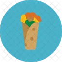 Shawarma Symbol Shawarma Hahnchenbrotchen Symbol