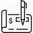 Scheck  Symbol