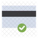Karte Prufen Zahlung Prufen Verifizieren Symbol