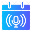 Schedule Time And Date Podcast Icon