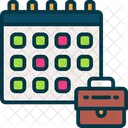 Schedule Job Office Icon