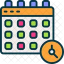 Schedule Meeting Time Icon