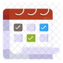 Schedule Calendar Almanac Icon