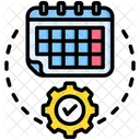 Schedule Learning Training Icon