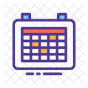Schedule Month Calendar Icon