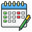 Timetable Schedule Event Planner Icon