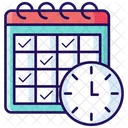 Deadline Timetable Schedule Icon