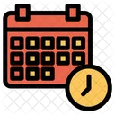 Clock Manage Schedule Icon