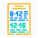Schedule Canteen Work Icon