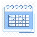 Schedule Planning Timetable Icon