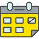 Date Schedule Calendar Icon