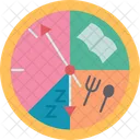 Schedule Clock Timetable Icon