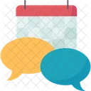 Schedule Discussions Planner Icon