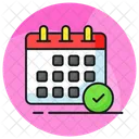 Schedule Calendar Timetable Icon