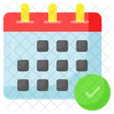 Schedule Calendar Timetable Icon