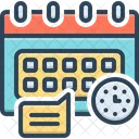 Schedule Time Plan Icon