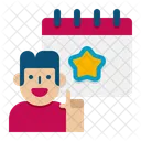 Schedule Appointment Working Day Set Reminder Icon