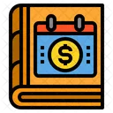 Schedule Book Financial Book Accounting Book Icon