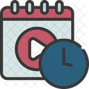 Schedule Elearning Calendar Icon
