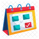 Schedule Day Schedule Reminder Yearbook Icon