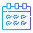 Calendar Check Date And Time Icon