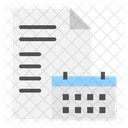 Schedule Calendar Date Icon