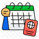 Schedule Planner Almanac Icon