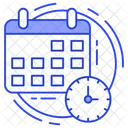Schedule Time Management Timetable Icon