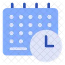 Schedule Calendar Clock Icon