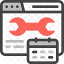 Schedule Maintenance Repair Icône