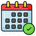 Schedule Calendar Timetable Icon
