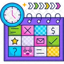 Schedule Planning Calendar Icon