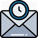 Timed Mail Logistics Shipping Icon