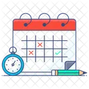 Schedule Planner Reminder Calendar Symbol