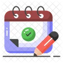 Schedule Planner Pencil Icon