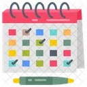 Scheduling Booking Planning Icon