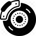 Scheibenbremse Scheibe Bremse Symbol