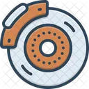 Scheibenbremse Scheibe Bremse Symbol