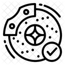 Scheibe Bremse Bremsen Symbol