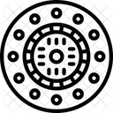 Scheibenbremse  Symbol