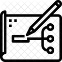 Schema Datei Architektur Symbol